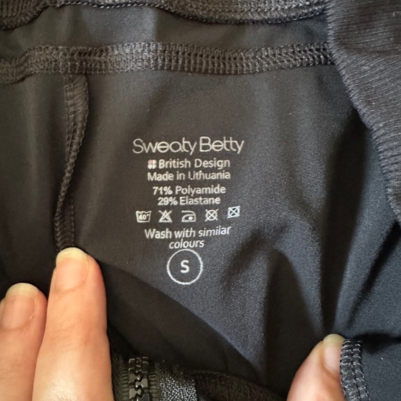 Sweaty Betty Copped Yoga Pants Black Size Small - Picture 5 of 9